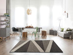 Геометричен килим с минималистични акценти