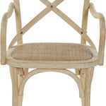 Dining Chair DKD Home Decor Rattan Elm (55 x 57 x 92 cm)