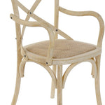 Dining Chair DKD Home Decor Rattan Elm (55 x 57 x 92 cm)