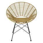 Dining Chair DKD Home Decor Metal Rattan (72 x 64 x 78 cm)