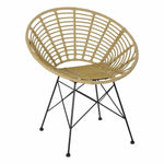 Dining Chair DKD Home Decor Metal Rattan (72 x 64 x 78 cm)