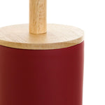 Toilet Brush  Red Bamboo Stoneware