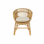 Garden chair DKD Home Decor White Cotton Rattan (64 x 70 x 85 cm)