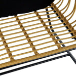 Градински стол DKD Home Decor Metal Rattan (76 x 58 x 80 cm)
