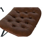Armchair DKD Home Decor 8424001802418 Black Metal Brown PU (69 x 83 x 85 cm)