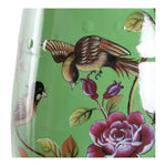 Side Table DKD Home Decor Green Porcelain Birds (35 x 35 x 45 cm)