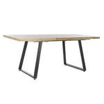 Dining Table DKD Home Decor Metal MDF Wood (140 x 80 x 75 cm)