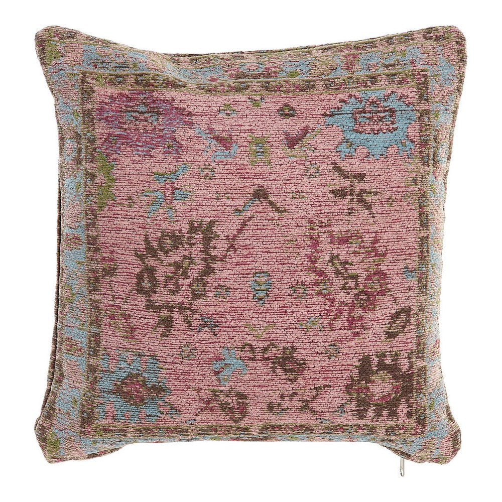 Cushion Green Pink Cotton Polyester