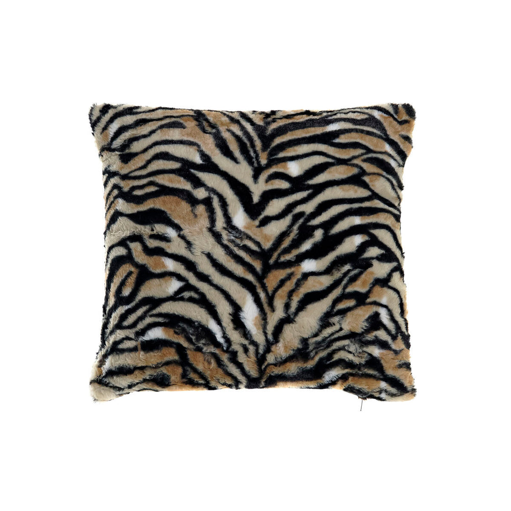 Cushion Black Orange Tiger