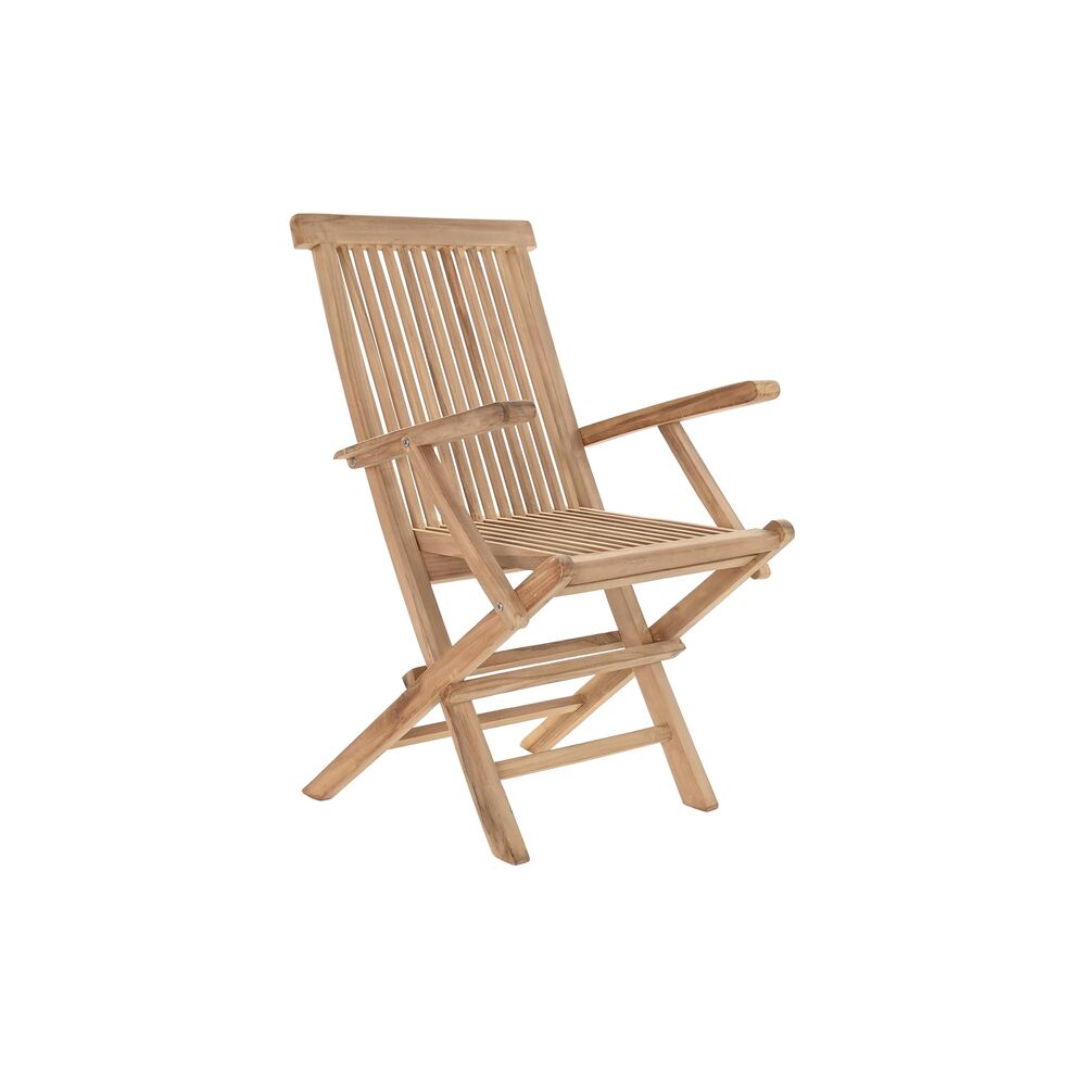 Garden chair DKD Home Decor Brown Teak (57 x 60 x 90 cm)