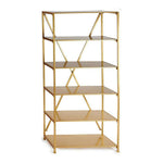 Shelves Golden Metal (36 x 192 x 86 cm)