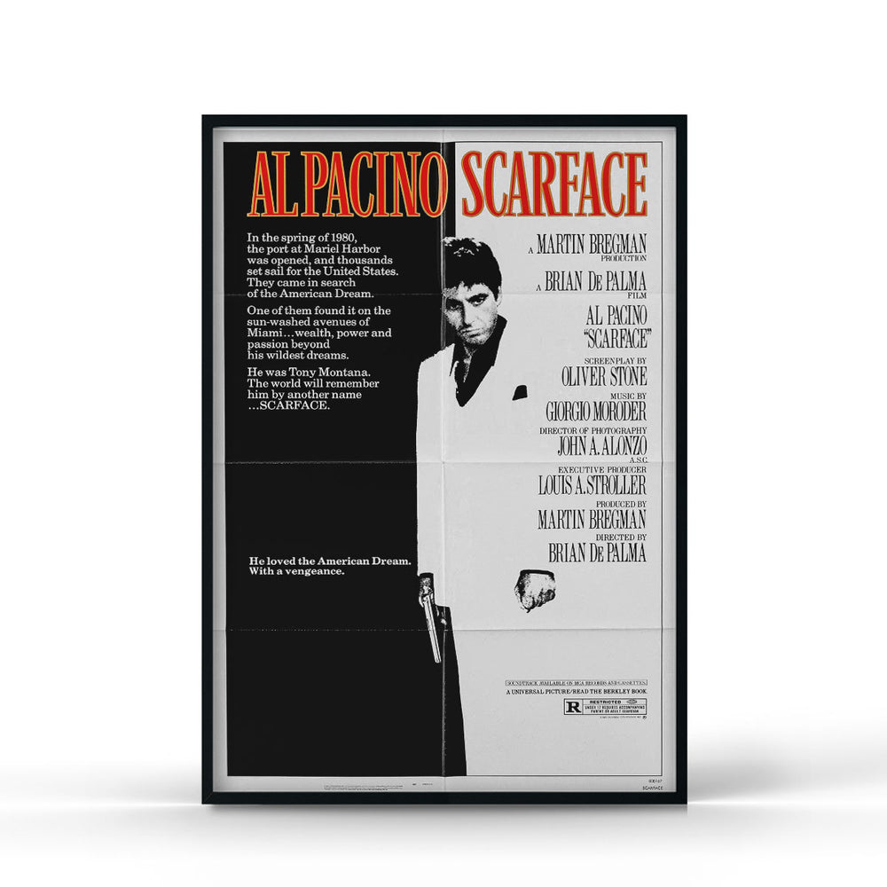 Scarface (1983) Poster - Papur