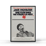 One Flew Over the Cuckoo's Nest (1975) Poster - Papur