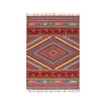Ethnic shaggy rug