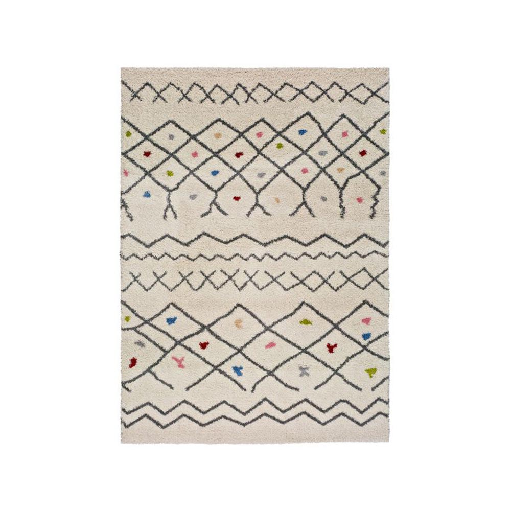 Shaggy rug with Ethnic pattern