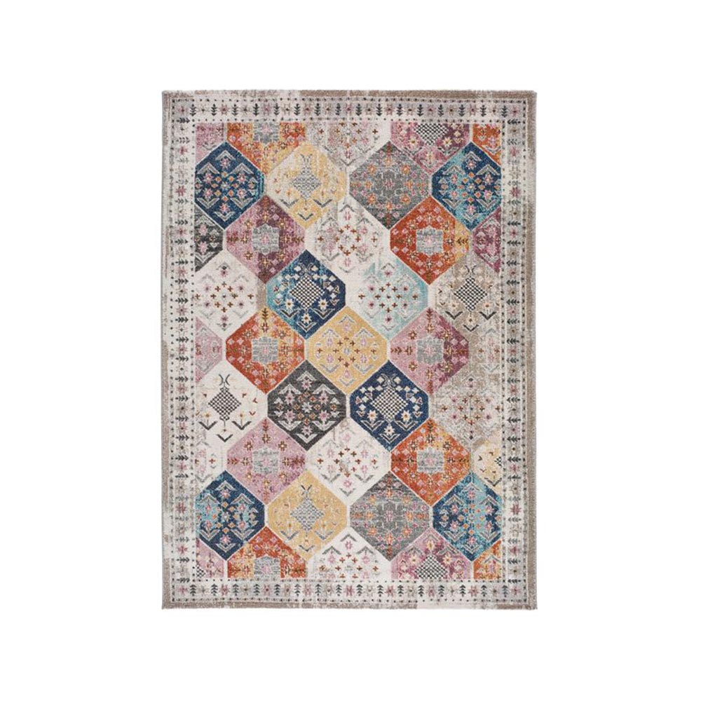 Ethnic rug with vintage style