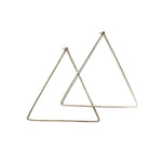 Модерни обеци с триъгълна форма