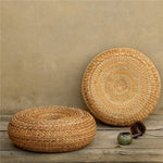 Handcrafted Straw Cushion Seats - Papur