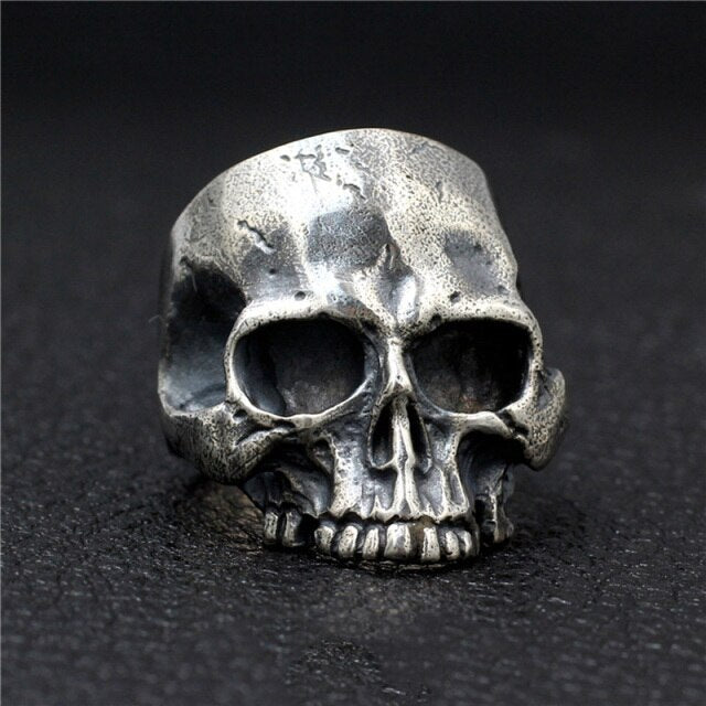 Sterling Silver Skull Men Ring