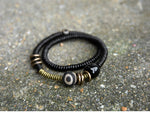 Black Onyx Ebony Beads Mix Bracelet