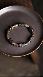 Hand Carved Ebony Bracelet