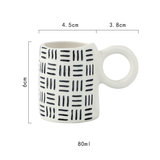 Ethnic Design Espresso Cups